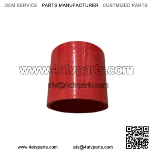 2.25" 3-PLY STRAIGHT TURBO/INTAKE PIPING SILICONE COUPLER REDUCER HOSE/PIPE RED