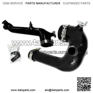 SxS Polaris RZR XP XP4 Turbo & S Silicone Charge Tube Kit 2016 - 2024 RED