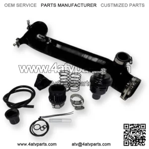 Silicone Charge Tube W BOV Polaris RZR Turbo R, XP, XP4, Turbo S, & Pro