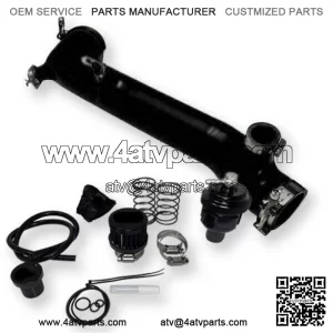 Silicone Charge Tube W BOV Polaris RZR Turbo R, XP, XP4 Turbo S & Pro