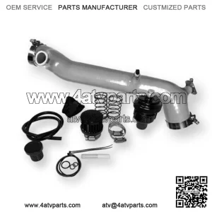 Silicone Charge Tube W BOV Polaris RZR Turbo R, XP, XP4 Turbo S & Pro