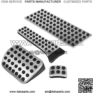 4pcs Car Fuel Brake Clutch Pedal Cover for W203 W204 W210 W211 W212 CE