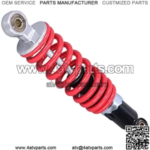 Spring Shock Absorber, Easy Installation 250mm/9.84in Rear Suspension Shock Absorber for 70?125CC Motorcycle Pit Dirt Bike ATV for Most Vehicles
