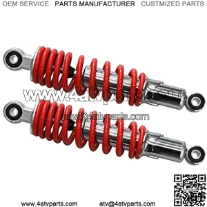 Pair 290mm 11 7/16" Rear Shock Absorber Suspension Sensa-Trac Load 700LBS for Quad ATV Go Kart Buggy