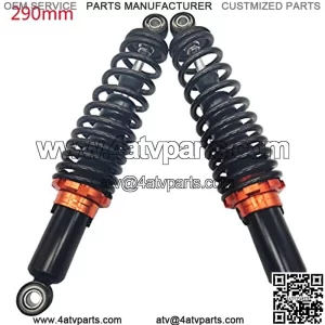 270mm 10.63"-290mm 11.42" Motorcycle Rear Shock Absorber for Pit Dirt Bike Quad ATV Go Kart Buggy Honda Suzuki Yamaha Kawasaki Motorcycle (290mm)