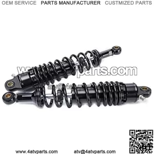 Shock Absorbers Motorcycle Rear Damper 2pcs 340mm Black Fit for Motorcycle Dirt Street Motor Bike ATV Quad Rear Shock Absorber Rear Suspension Bumper D30
