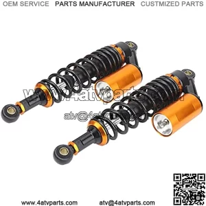 340mm/ 13.39in Springs Damper, Aluminum Alloy Front Rear Suspension Damper with Air Pocket for Motorcycles/Off-Road Vehicles/ATVs