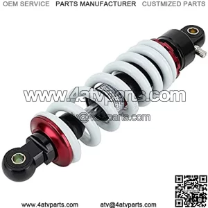 280mm Rear Shock Damper Suspension fit for Dirt Bike/Quad/ATV/Pit and Shock Damper Suspension Compatible with Rear Suspension Spring(black&white)