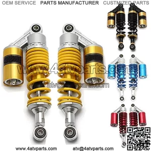 Motorcycle Shocks Universal 280mm 11" Eye Diameter 12mm 10mm Motorcycle Air Shock Absorber Rear Suspension Motor Scooter ATV D30 Motorcycle Shock Absorber (Color : M99 15 1)