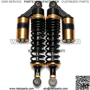 Motorcycle Suspension Strut 280mm/320mm/340mm/360mm/380mm/400mm/440mm Motorcycle Air Shock Absorber Rear Suspension Fit for ATV Quad Scooter Dirt Bike Motor D30 Motorcycle Shock Absorber
