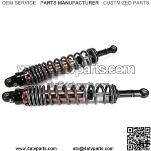 2Pcs Rear Air Shock Absorbers Suspension 420mm Rear ATV Quad Scooter Accessory Motor Motorcycle Air Damping Adjustable Dir Suspension Pocket Bike Motorcycle Shock Absorber