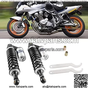 13.5Inch 340mm Motorcycle Shock Absorbers Rear Suspension Universal Compatible with Honda Suzuki Kawasaki Yamaha Street Bike ATV