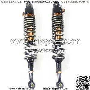 One Pair 400mm 410mm 420mm 430mm 440mm 450mm Motorcycle Shock Absorber Rear Suspension Fit for Yamaha Suzuki Kawasaki ATV Motorcycle Rear Spring Shock Absorber Motorcycle Shock Absorber