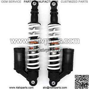 2pcs Motorcycle Rear Air Shock 350mm 13.7Inch Absorbers Universal Fit For Go Kart ATV Quad Dirt Sport Bikes