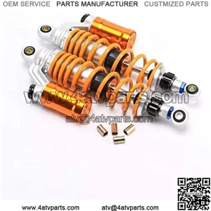 Pair Universal 335mm 600LBS Motorcycle Air Shock Absorbers Rear Suspension Fit for ATV Scooter Dirt Pit Street Bike Shock Absorbers Motorcycle Shock Absorber