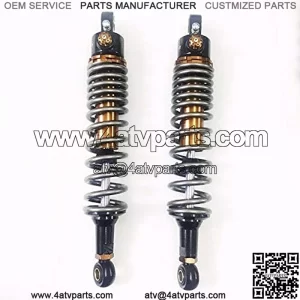 Spring Assemblies 360mm 365mm 370mm 375mm 380mm 390mm 8mm Spring Motorcycle air Shocks Absorbers Fit for Kawasaki Yamaha Banshee ATV Replacement??Motorcycle Suspension Strut (Color : 390mm)