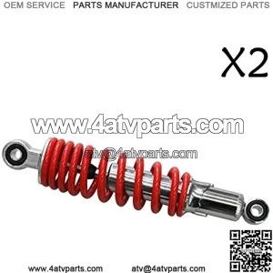 2Pcs 290mm 11.4" Rear Shock Absorber Suspension Sensa-Trac Load for Quad ATV Go Kart Buggy