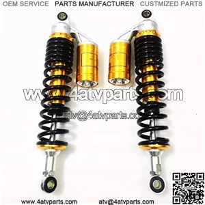 Shock Absorbers Rear Shock Absorber 360mm 365mm 370mm 375mm 380mm 8mm Spring Suspension Fit for Kawasaki Yamaha Banshee ATV Replacement (Color : 360mm)
