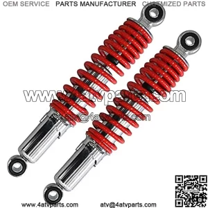 2PCS 10 5/8" 270mm Front Spring Assist Load Carrier Shocks for ATV Go Kart Quad Bike 4 Wheeler