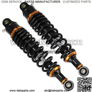 Shock Absorbers Motorcycle Rear Damper 1 Pair 12.5" 320mm Motorcycle Air Shock Absorber Rear Suspension Fit for Motor Scooter Dirt Bike ATV Quad Black D30