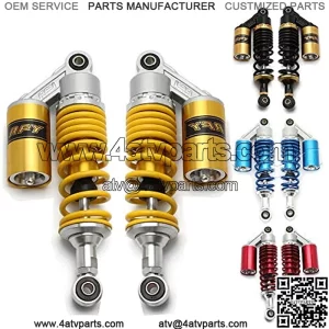 Spring Assemblies Motorcycle Shocks Universal 280mm 11" Eye Diameter 12mm 10mm Motorcycle Air Shock Absorber Rear Suspension Motor Scooter ATV D30 (Color : M99 15 1)