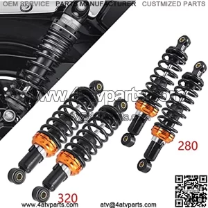 Motorcycle Hydraulic Shock Absorber Damper Suspension Assy for Honda Monkey Dirt Scooter ATV Cafe Racer Bobber Chooper 280 320mm (Color : 280mm)
