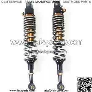 One Pair 400mm 410mm 420mm 430mm 440mm 450mm Motorcycle Shock Absorber Rear Suspension Fit for YMAHA Suzuki Kawasaki ATV,Air Shock Absorber Rear Suspension Shock Absorbers (Color : 420mm)