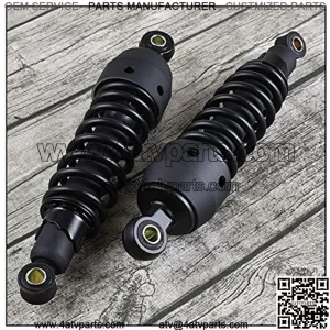 295mm 7.5mm Spring Universal Black Rear Shock Absorber Fit for Yamaha Fit for Suzuki Kawasaki BMW Bikes Gokart ATV Motorcycles,Motorcycle Suspension Strut Shock Absorbers (Color : 295mm)