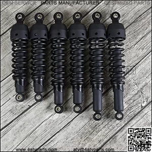 295mm 7.5mm spring Universal black Rear Shock Absorber Fit For Yamaha Fit For Suzuki Kawasaki BMW bikes Gokart ATV Motorcycles??Motorcycle Suspension Strut Motorcycle shock absorber ( Color : 295mm )