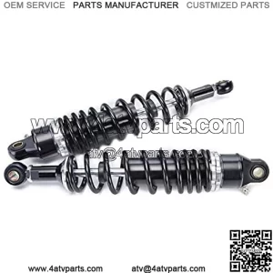 Motorcycle Air Shock Rear Shock Absorber 2pcs 320mm Black Silver Universals Motorcycle Dirt Street Fit for Motor Bike ATV Quad Rear Shock Absorber Rear Suspension Bumper D30