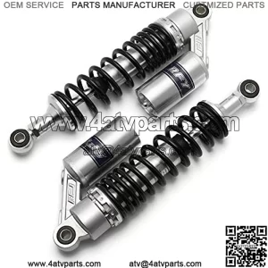 Motorcycle Suspension Strut Motorcycle Shocks Silver Black 320mm 340mm 360mm 400mm 440m Motorcycle Air Shock Absorber Rear Suspension ATV Quad Scooter Dirt Bike Motor D30 (Color : M99 18 1 320mm)
