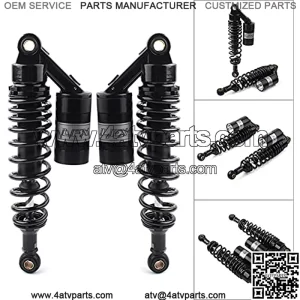 Universal Motorcycle 320mm 12.5" Black Air Shocks ATV UTV Rear Suspension Shocks For ATV UTV Go Kart Quad Dirt Bikes