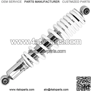 Universal Shock Absorber Rear Suspension, 370mm/14.6in 5 Levels Adjustable Spring Pressure Rear Suspension Damper, Steel Alloy Rear Suspension Shock Absorber for ATV Go Karts