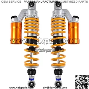 2pcs Motorcycle Universal 310mm 330mm 350mm Rear Air Shock Absorbers Suspension Fit for Yamaha Kawasaki Suzuki Fit for Ducati ATV Motorcycle Shock Absorber Motorcycle Shock Absorber