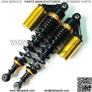 Shock Absorbers Motorcycle Rear Damper 400mm 410mm Air Shock Absorber Rear Suspension Fit for YMAHA Suzuki Kawasaki Aprilia Benelli ATV (Color : 410mm)