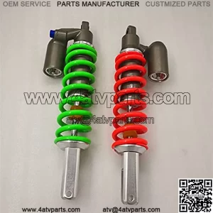Suspension Shock 405mm Universal Fork Motorcycle Shock Absorbers for KLX250 ATV Quad Trike Moped Scooter 1PCS for Bike ??car (Color : Green)
