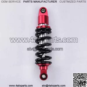 Motorcycles New One Piece 260mm 10" Motorcycle ATV Scooter Shock Absorber Rear Suspension Black Red