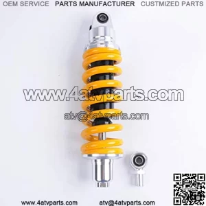1 Piece Shock Absorber 360mm 14.2 inches Round Ends Motorcycle Replacement Universal for Scooter Atv Quad Dirt Sport Bike Go Kart Suzuki Kawasaki Yamaha Ducati Yellow