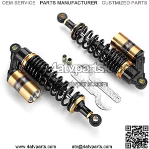 Shock Absorbers 320mm 12.5" Motorcycle Rear Air Shock Absorbers Suspension Fit for Yamaha Fit for Suzuki Motor Scooter ATV Quad Motorcycle Shock Absorber (Color : Gold)