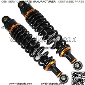 Motorcycle Suspension Strut 1 Pair 12.5" 320mm Motorcycle Air Shock Absorber Rear Suspension Motor Scooter Fit for Dirt Bike Fit for ATV Quad Black D30 Motorcycle Shock Absorber