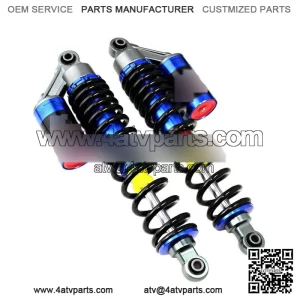 PERFORMANCE FRONT AIR SHOCKS ABSORBER PAIR SET FOR YAMAHA YFZ450 ATV BLUE NITRO
