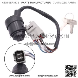 For Kawasaki Mule 3000 / 3010 / 3020 Ignition Switch Replaces 27005-1244,Parts (For: Kawasaki Mule 3020)