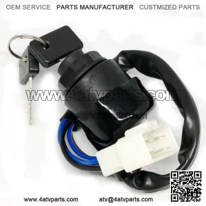 IGNITION KEY SWITCH FOR KAWASAKI MULE 4010 4X4 DIESEL KAF950 2009-2013 / TRANS