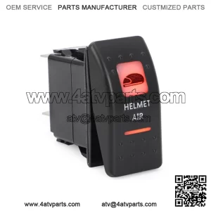 FOR CAN AM MAVERICK X3 COMMANDER DEFENDER HELMET AIR SWITCH AMBER LED LIGHT US