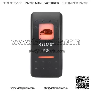 For Can Am Maverick X3 Commander Marine Rocker Switch HELMET AIR Amber LED