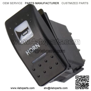1x Horn Switch Rocker Amber Light Fit CAN-AM COMMANDER MAVERICK X3 DEFENDER QR
