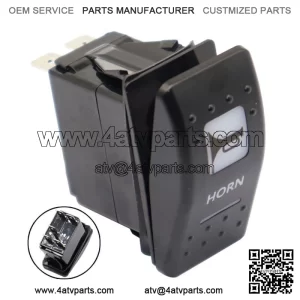 New Horn Switch Rocker Amber Light For CAN-AM COMMANDER MAVERICK X3 DEFENDER