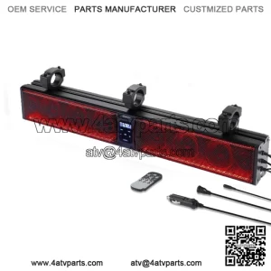 33 in 8 Speaker Louder RGB UTV Sound Bar Wirele Sound System Fo Polaris Can am