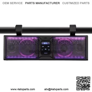 16in ATV UTV Sound Bar RGB Light Speaker System Wirele IPX5 Rated Weatherproof