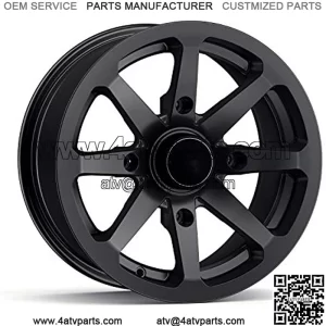 RT102 14in ATV Wheel 4x110 Rim | 14x7 | 5+2 Offset | For ATV UTV with IRS (Independent Rear Suspension), Compatible with Honda Kawasaki Yamaha Suzuki 4/110-1pc Single